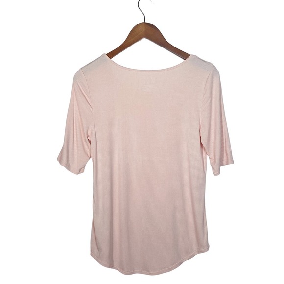 Apt. 9 Ribbed Blush Pink Shirt - Picture 2 of 4